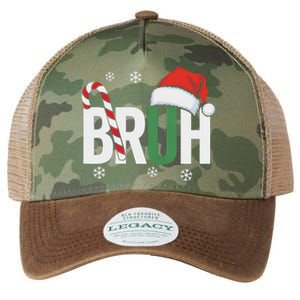 Bruh Christmas Santa Happy Christmas Family Xmas Christmas Legacy Tie Dye Trucker Hat