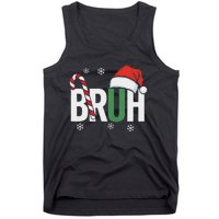 Bruh Christmas Santa Happy Christmas Family Xmas Christmas Tank Top