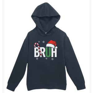 Bruh Christmas Santa Happy Christmas Family Xmas Christmas Urban Pullover Hoodie