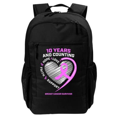 Breast Cancer Survivor 10 Year For Women Cancer Backpack