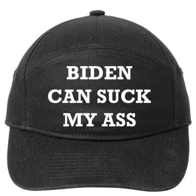 Biden Can Suck My Ass 7-Panel Snapback Hat