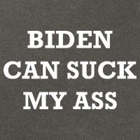 Biden Can Suck My Ass Cotton Canvas Backpack