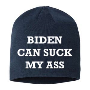 Biden Can Suck My Ass Sustainable Beanie