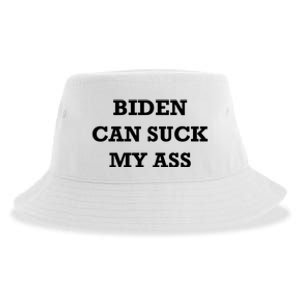 Biden Can Suck My Ass Sustainable Bucket Hat