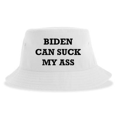 Biden Can Suck My Ass Sustainable Bucket Hat