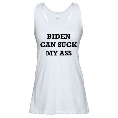 Biden Can Suck My Ass Ladies Essential Flowy Tank