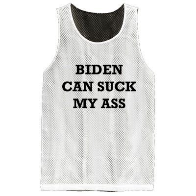 Biden Can Suck My Ass Mesh Reversible Basketball Jersey Tank