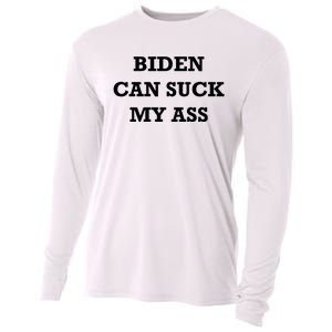 Biden Can Suck My Ass Cooling Performance Long Sleeve Crew