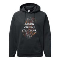 Broken Crayons Still Performance Fleece Hoodie