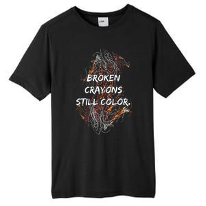 Broken Crayons Still Tall Fusion ChromaSoft Performance T-Shirt