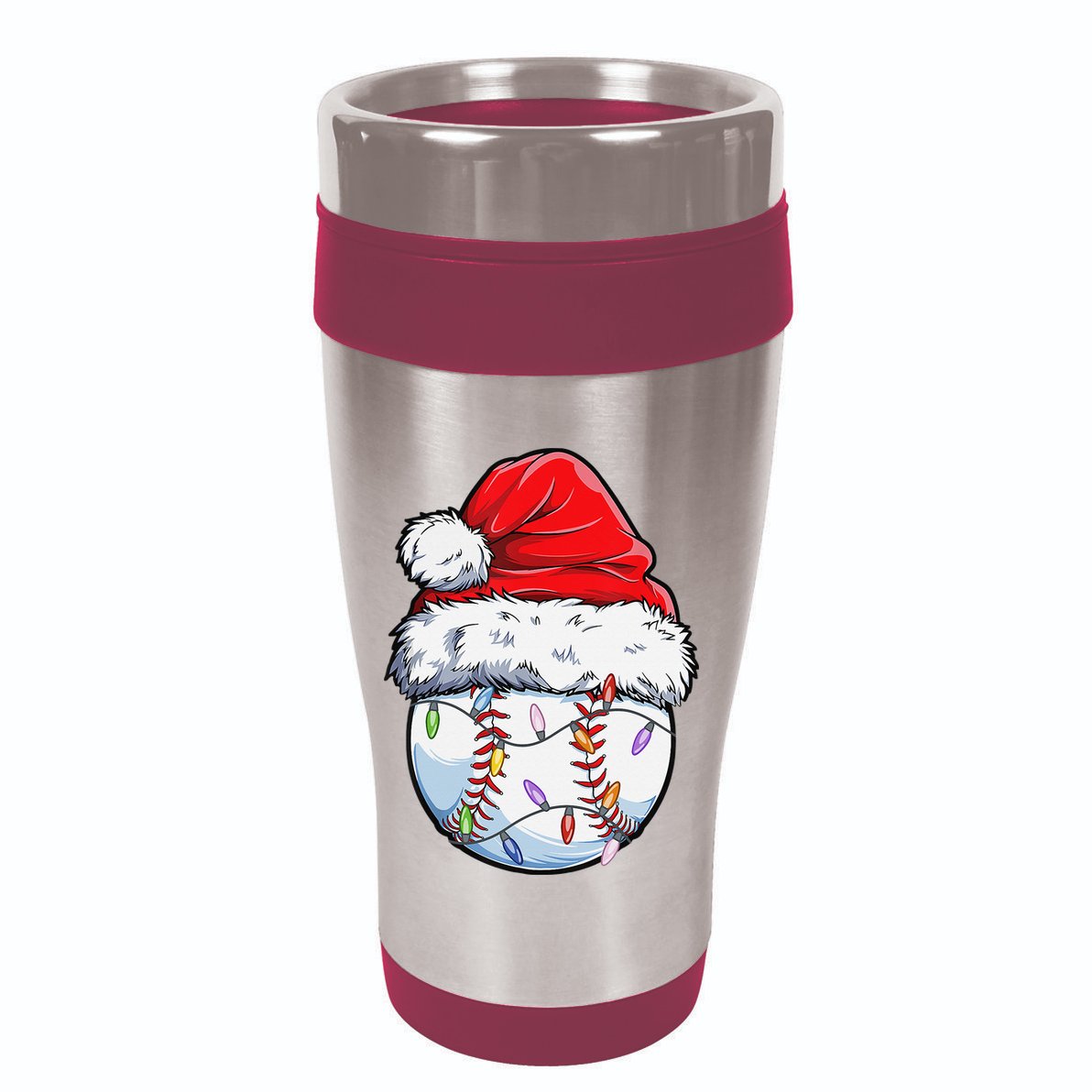 Baseball Christmas Santa Hat Funny Baseball Xmas Holiday  Backpack