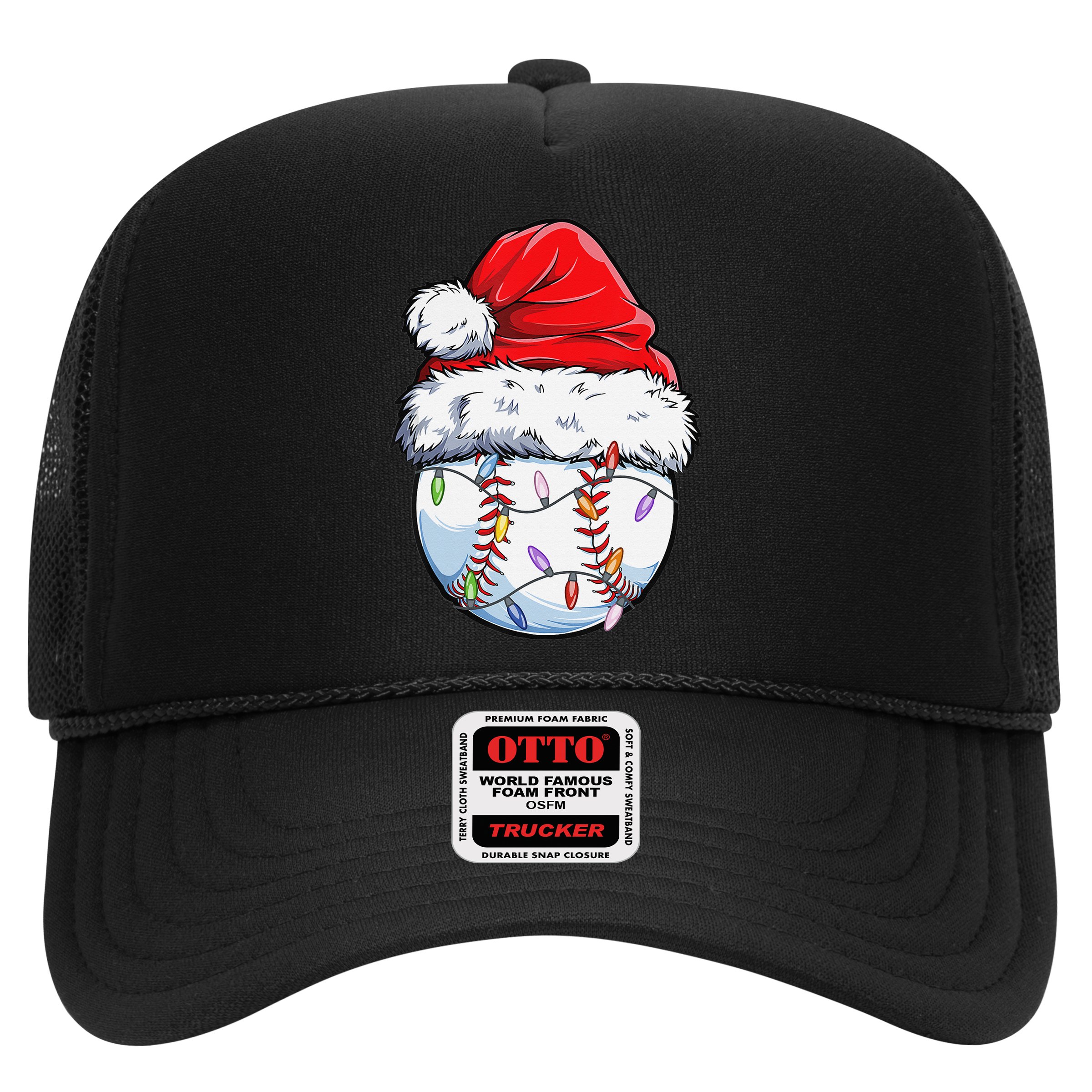 Baseball Christmas Santa Hat Funny Baseball Xmas Holiday  Hat