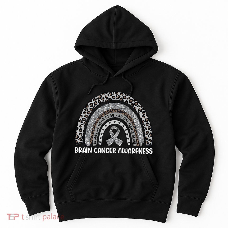 Brain Cancer Survivor In May We Wear Gray Hoodie