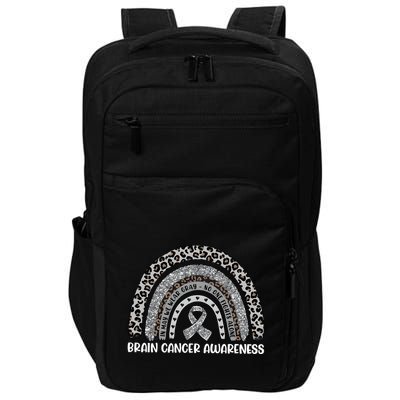 Brain Cancer Survivor In May We Wear Gray Impact Tech Backpack
