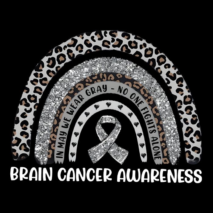 Brain Cancer Survivor In May We Wear Gray Impact Tech Backpack