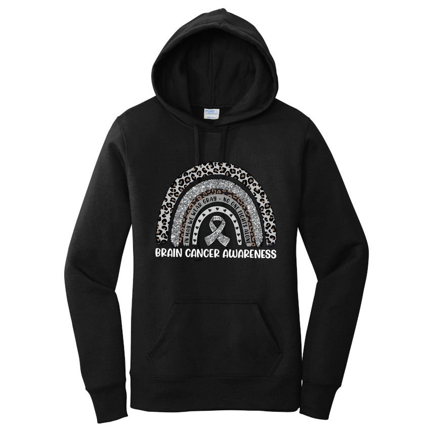 Brain Cancer Survivor In May We Wear Gray Women's Pullover Hoodie