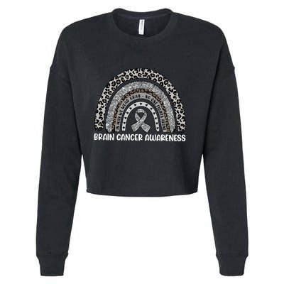 Brain Cancer Survivor In May We Wear Gray Cropped Pullover Crew