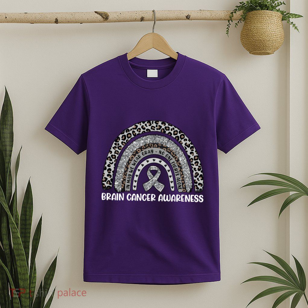 Brain Cancer Survivor In May We Wear Gray T-Shirt