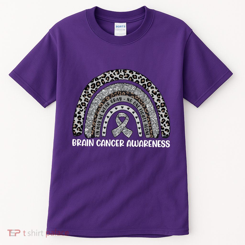 Brain Cancer Survivor In May We Wear Gray Tall T-Shirt