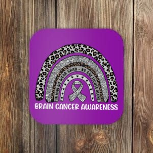 Brain Cancer Survivor In May We Wear Gray Coaster