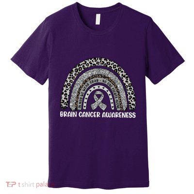 Brain Cancer Survivor In May We Wear Gray Premium T-Shirt