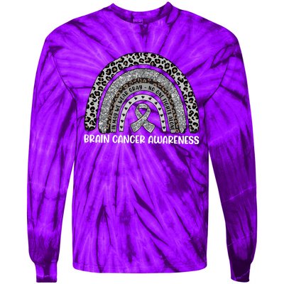 Brain Cancer Survivor In May We Wear Gray Tie-Dye Long Sleeve Shirt