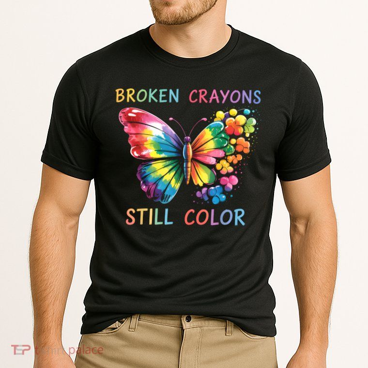 Broken Crayons Still Color Mental Health Matters Awareness  Performance Shirt