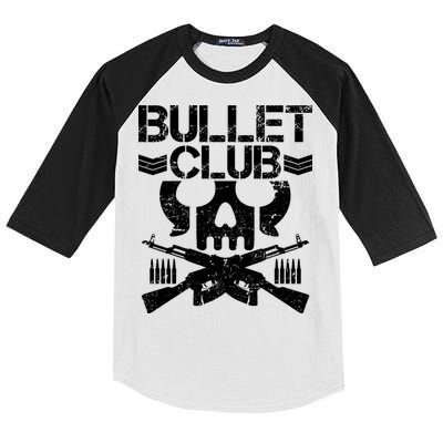 Bullet Club Skull Guns Kids Colorblock Raglan Jersey