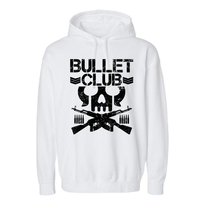 Bullet Club Skull Guns Garment-Dyed Fleece Hoodie