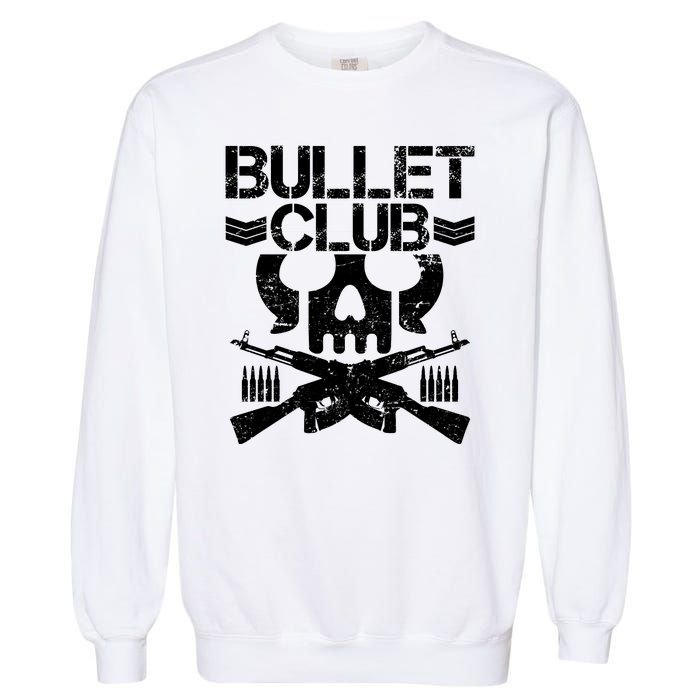 Bullet Club Skull Guns Garment-Dyed Sweatshirt