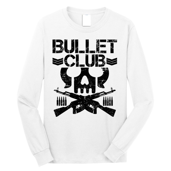 Bullet Club Skull Guns Long Sleeve Shirt