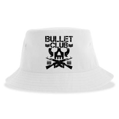 Bullet Club Skull Guns Sustainable Bucket Hat