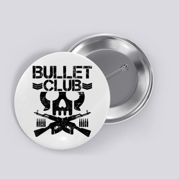 Bullet Club Skull Guns Button