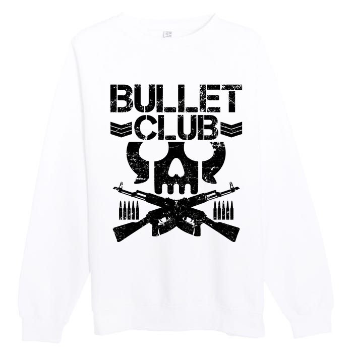 Bullet Club Skull Guns Premium Crewneck Sweatshirt