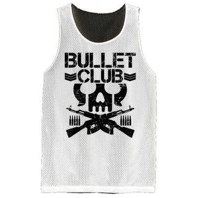 Bullet Club Skull Guns Mesh Reversible Basketball Jersey Tank