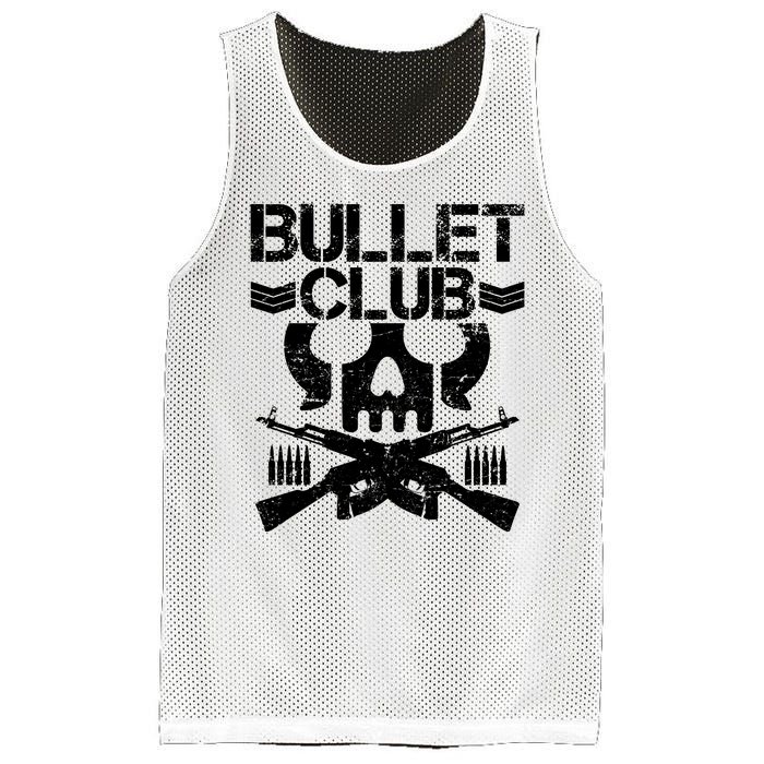 Bullet Club Skull Guns Mesh Reversible Basketball Jersey Tank