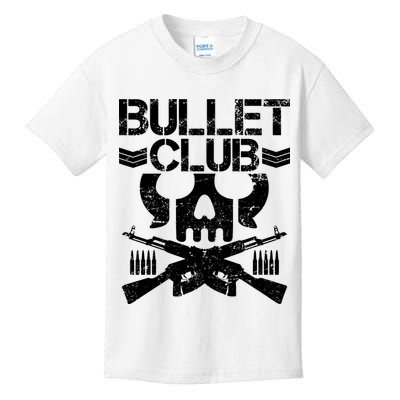 Bullet Club Skull Guns Kids T-Shirt
