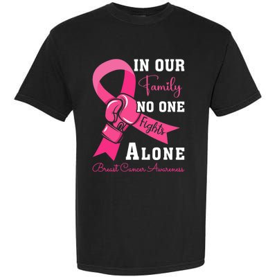 Breast Cancer Support Family Women Breast Cancer Awareness Garment-Dyed Heavyweight T-Shirt