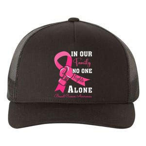 Breast Cancer Support Family Women Breast Cancer Awareness Yupoong Adult 5-Panel Trucker Hat