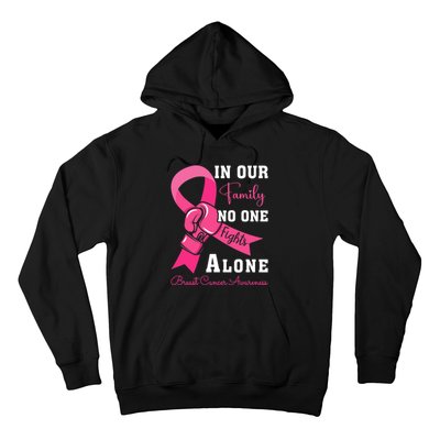 Breast Cancer Support Family Women Breast Cancer Awareness Hoodie