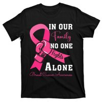 Breast Cancer Support Family Women Breast Cancer Awareness T-Shirt