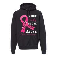 Breast Cancer Support Family Women Breast Cancer Awareness Premium Hoodie