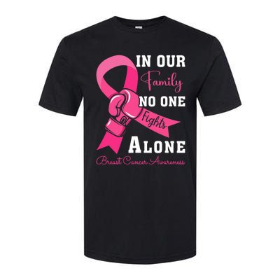 Breast Cancer Support Family Women Breast Cancer Awareness Softstyle CVC T-Shirt