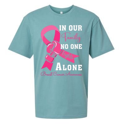 Breast Cancer Support Family Women Breast Cancer Awareness Sueded Cloud Jersey T-Shirt