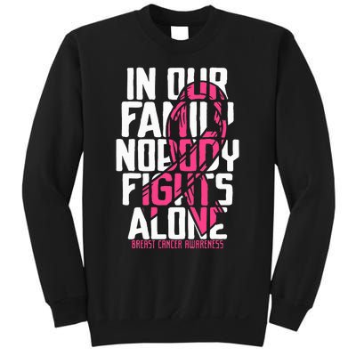 Breast Cancer Support Family Breast Cancer Awareness Sweatshirt