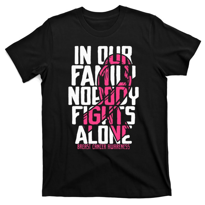 Breast Cancer Support Family Breast Cancer Awareness T-Shirt