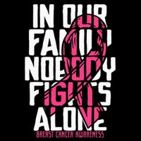 Breast Cancer Support Family Breast Cancer Awareness Kids T-Shirt