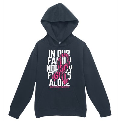 Breast Cancer Support Family Breast Cancer Awareness Urban Pullover Hoodie