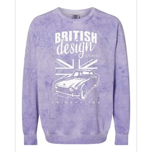 British Classic Super Car Triumph TR4 Colorblast Crewneck Sweatshirt