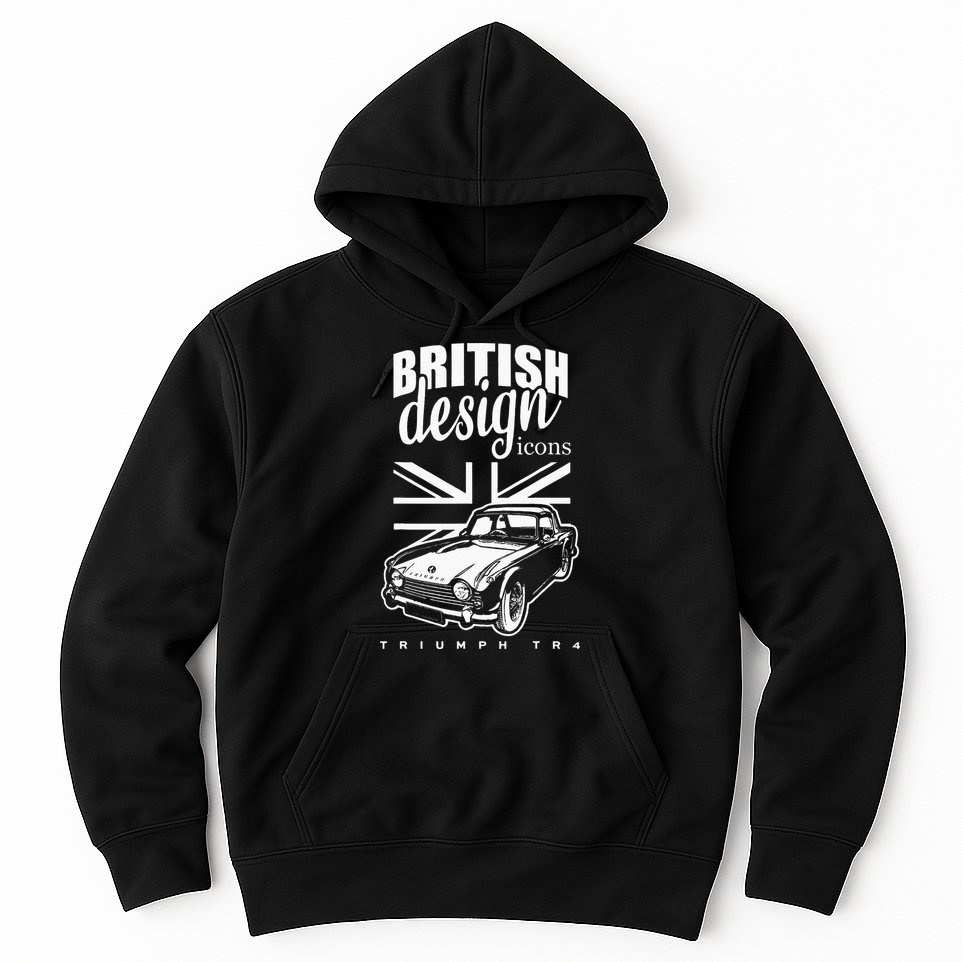 British Classic Super Car Triumph TR4 Hoodie